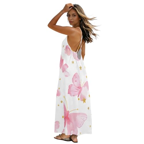 Robe de plage sexy dos nu légère anti-chaleur à étoile dorée féminine