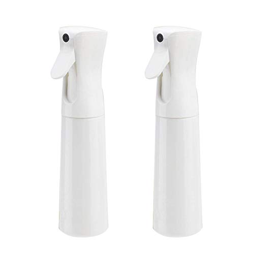 3T6B Botella spray (2 * 300ml) vacío botella spray recargable gran capacidad botella atomización viaje niebla fina Utilizado para peluquería, plantas, limpieza.