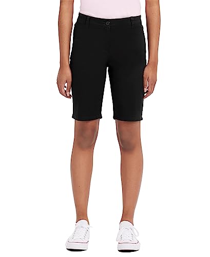 Bermuda stretch twill femme IZOD style skinny pour bouger librement à l'école