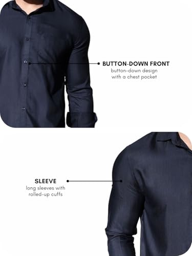 Image of GRECIILOOKS Shirt for Men | Mens Casual Shirt | Men Stylish Shirt | Men Printed Shirt | Men's Regular Fit | Men Formal Shirt | Full Sleeve Shirt for Men