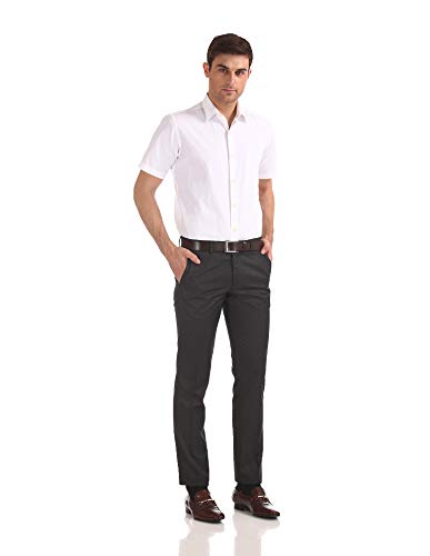 Image of Excalibur Men's Slim Fit Formal Trousers