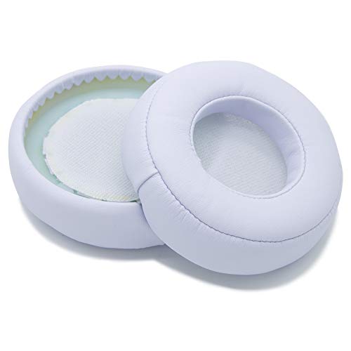 MMOBIEL Coussinets de Remplacement Compatible avec Monster Beats by Dr. Dre Pro Detox Casques (Blanc)