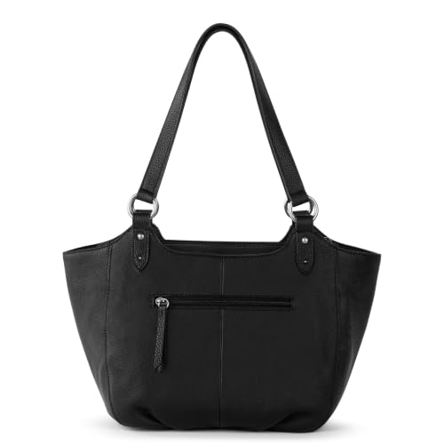 Image of The Sak Bolinas Leather Satchel - Spacious Shoulder Bag with Zip Closure