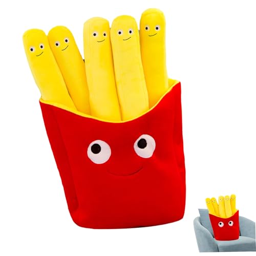 Jouet en peluche frites de 30 cm comme oreiller de canapé amusant