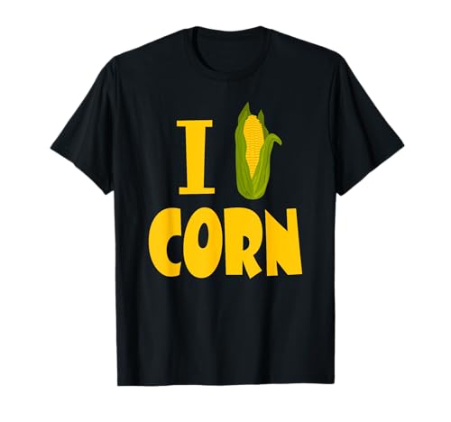 T-shirt humoristique « I Love Corn » T-Shirt