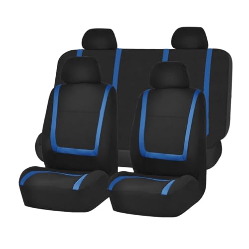 Housses de siège voiture bleues universelles 5 places pour KIA Rio Niro Ceed