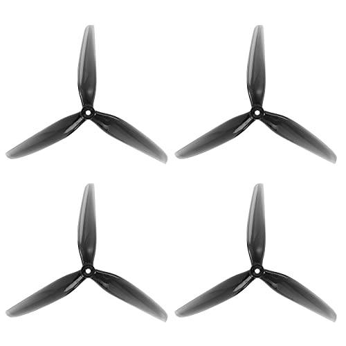 Pqahffowr 2 pares para HQ Prop 7X4X3 Hélice 7040 Prop 7 pulgadas accesorios de 3 cuchillas para DIY Control remoto FPV Drone de carreras