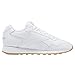 Reebok Glide Sneakers for Women - Black or White Tennis Shoes Size 5 to 11, White/Cold Grey/Gum, 9.5