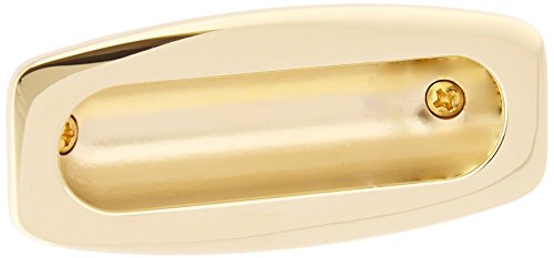 Baldwin 0458003 Sliding Door Flush Pull, Lifetime Brass