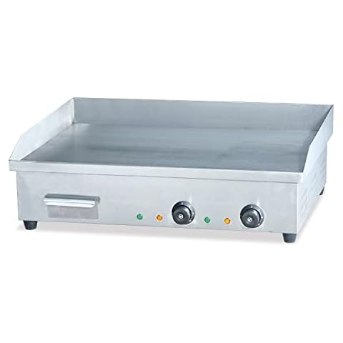 Elektro-Tischplatte- Professional - Edelstahl - Glatte Platte - 4,4 kW - 73x50x23h cm Cover