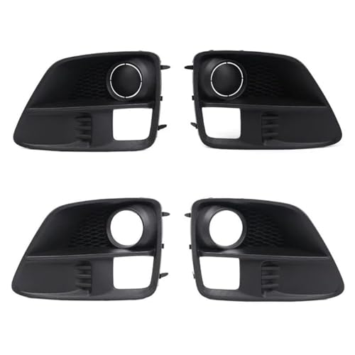 Rejilla parachoques delantera para Subaru STi WRX 2015-2017 con orificio de luz antiniebla 3