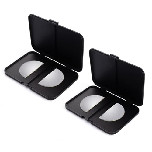 OuShiun 2 Pack Stick-on Readers Bifocal Reading Lenses for Sunglasses & Goggles Reusable No Water or Adhesive Needed(+3.5)