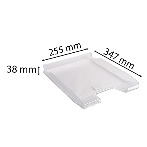 Bandejas para carpetas Exacompta Combo Mini A4+ en color cristal pack de 10 unidades 2