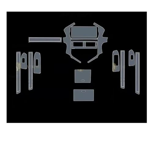 Film protection voiture Lexus GX 460 accessoires console centrale TPU