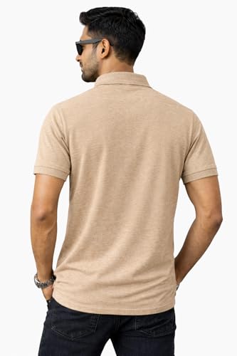 Image of Men's Polo T-Shirt | Breathable, Moisture-Wicking, Soft & Lightweight | Regular Fit Casual & Travel Wear