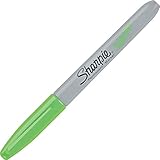 SHARPIE Neon Fine Point Permanent Marker, Open Stock, Green (1860447)