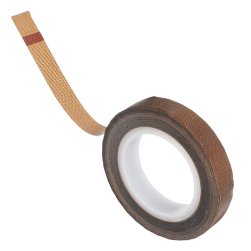 STOBAZA 10m Roll of 10mm High-Temp PTFE Tape Insulation and Sealing Tape Heat Resistant Nonstick for Packaging and Electronic Equipment
