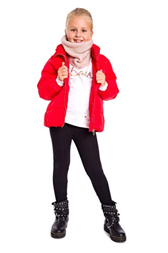 SOFTSAIL Kids Warme Kinder-winterleggings, Dicke, Mit Baumwollfleece Gefütterte Hose Für Mädchen Warme Dicke Leggings Für Kalte Tage Thermo-Leggings Für Kinder CHILD28 Cover