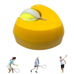 LYHOME Tennis Training Rebound Ball, 18.5 Ft Retractable Pull Rope, Easy to Carry,Suitable for Adult and Children Tennis Practice.