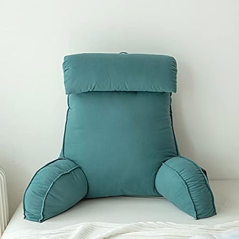 HEATHE Waist Pillow,Reading Pillow With Arm Rests,Adult Backrest Lounge Cushion,Perfect Back Support Cushion,Used For Bed,sofa,reading,playing Games,watching TV,75×40×50cm/29.5×15.75×19.7″ Cover