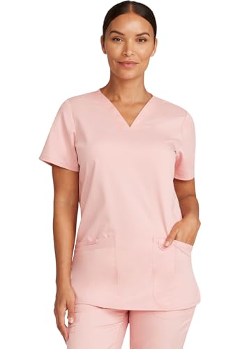 Image of Cherokee Medical Women's Scrub Top V-Neck Modern Classic Fit with 3 Pockets, Ultra Soft and 2-Way Stretch Fabric - WW620