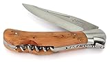 laguiole arbalete g david knives Backen Edelstahl matt Laguiole Arbalete G. David Taschenmesser Jagdmesser mit Korkenzieher L2G12CA1/20CA 12 cm, Griffschalen Wacholder, Klinge 10 cm matt, Backen matt