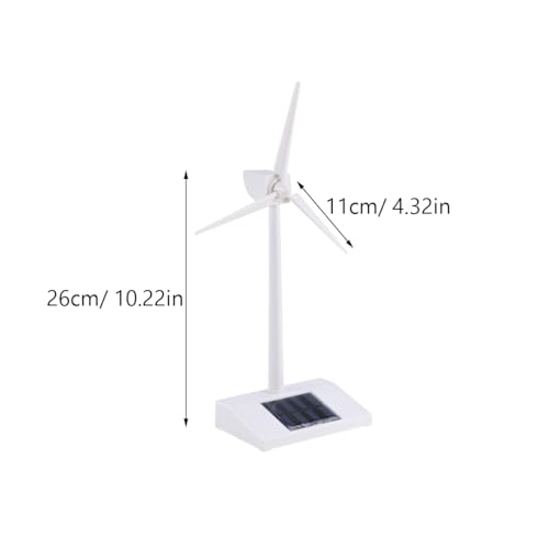 Éolienne solaire de bureau éducative modèle réduit sans pile