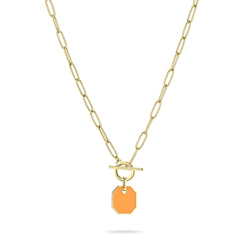 Liebeskind Berlin Halskette LJ-1301-N-45 IP Gold-Orange