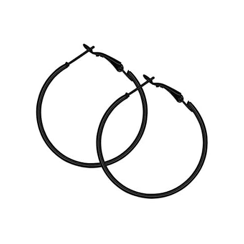 Créoles noires SoulCats® Ø 4 cm Cover