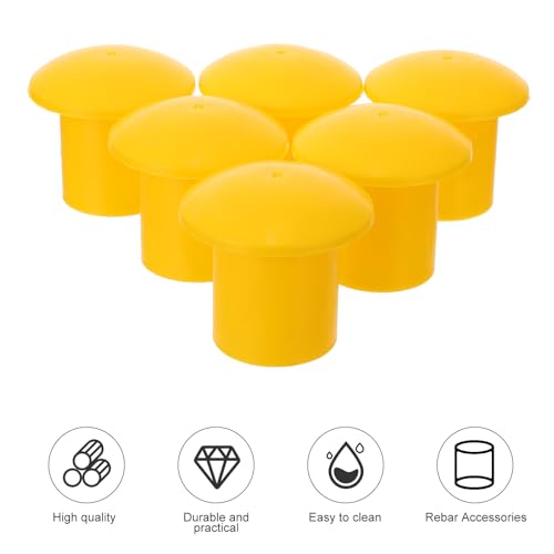 Protectores para varillas tipo hongo para evitar accidentes en la construccion 3