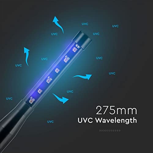 Lampe GERMICIDA UV 14 W V-TAC Noir contre odeurs et germes de chambre - 7