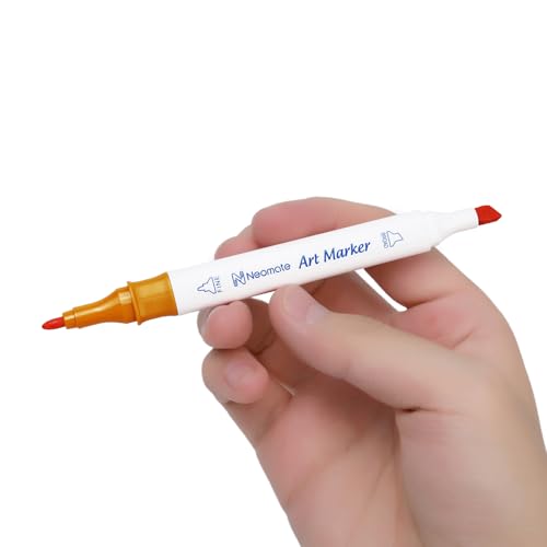 Image of Neomate Alcohol Markers Set | 48 Colors Double-Tipped Chisel & Fine Alcohol-Based Markers | Non-Toxic For Kids & Adults | Ideal For Coloring, Illustration & Art Class Multicolor
