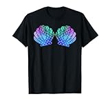 Meerjungfrau Kostüm Damen Karneval Shirt Muschel