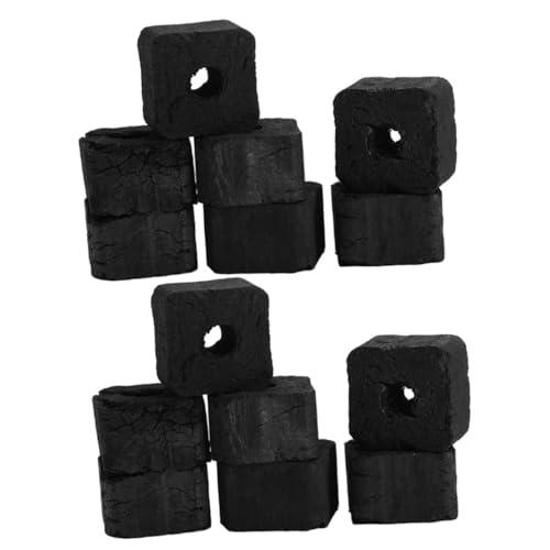 CIYODO Charbon de Bambou sans Fumée Odeur pour Barbecue Portable et Grill Japonerie, Petits Morceaux 1 LB, Chauffage Stable pour Pique-niques, Camping et Cuisson en Extérieur