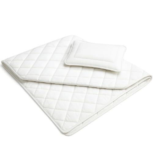 Julido 4-Jahreszeiten Kinder Bettenset – Bettdecke 100x135 cm (420g + 350g) & Kissen 40x60 cm (150g), Mikrofaser, Weich, Waschbar bis 90°C,...