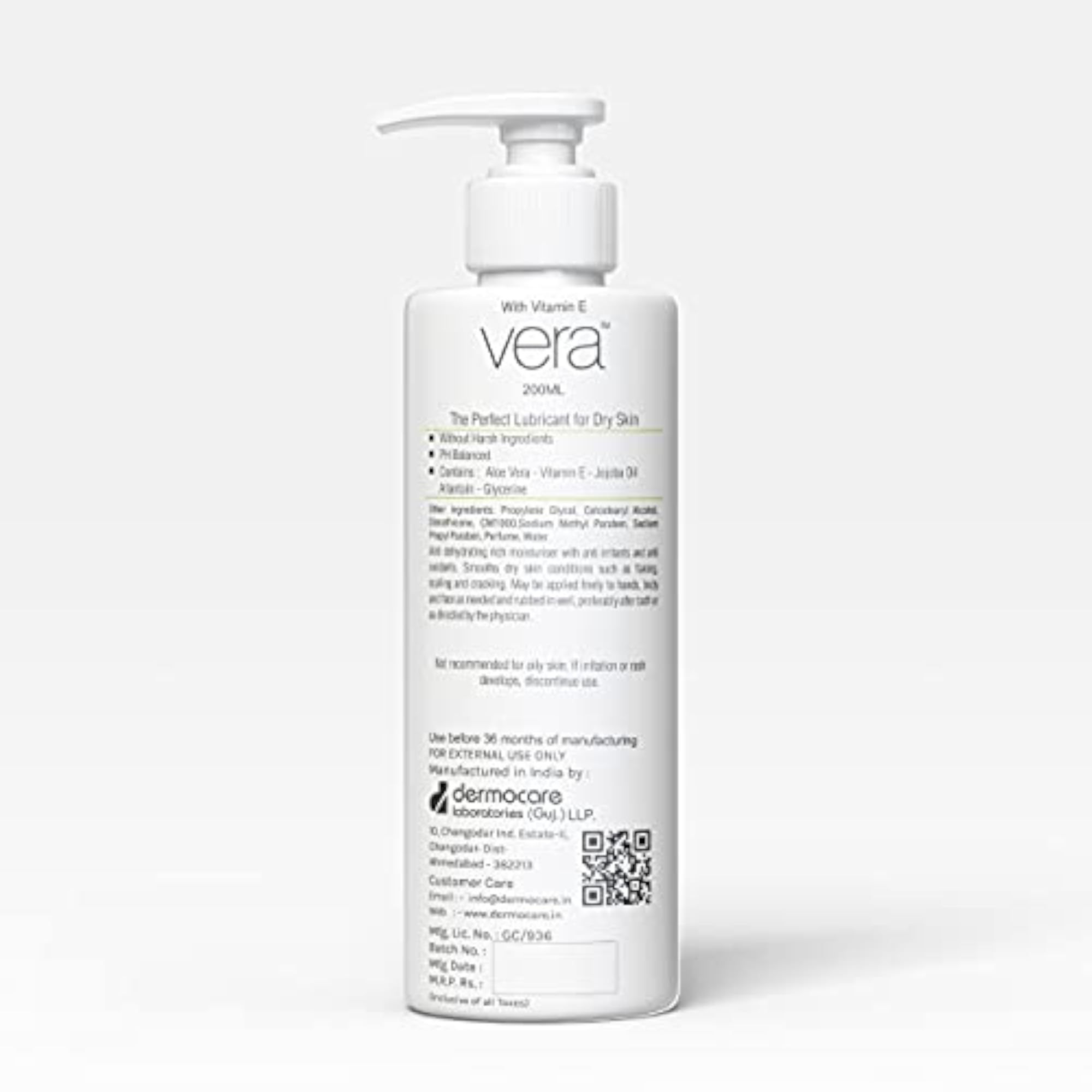 Moisturizing Lotion with Vitamin E and Aloe Vera, 200ml