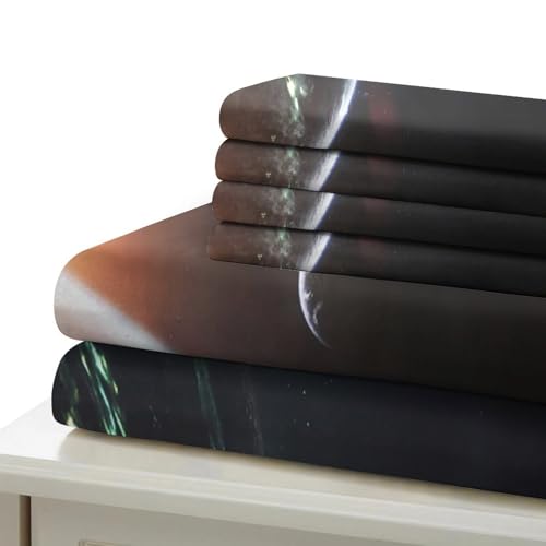 Housse de couette astronaute ultra douce fermeture éclair parure 3D - 7
