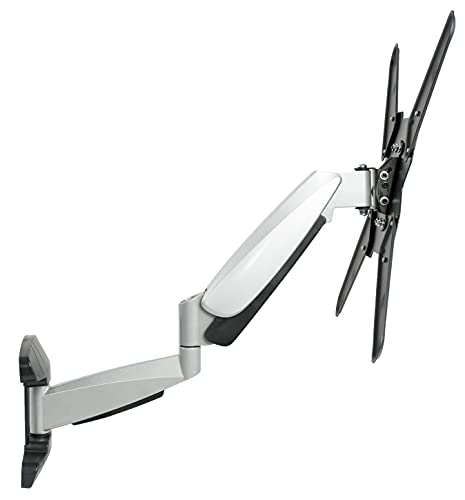 Vivo Counterbalance 40 To 70 Inch Lcd Led Plasma Screen Tv Wall Mount, Above Fireplace Height Adjustable Pneumatic Spring Fully Articulating Bracket, Silver, Mount-Vw03G #TOP3