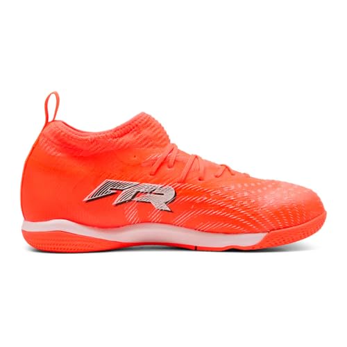 Zapatillas fútbol sala niño PUMA Future 9 Match IT + Mid JR roja talla 34 EU 3