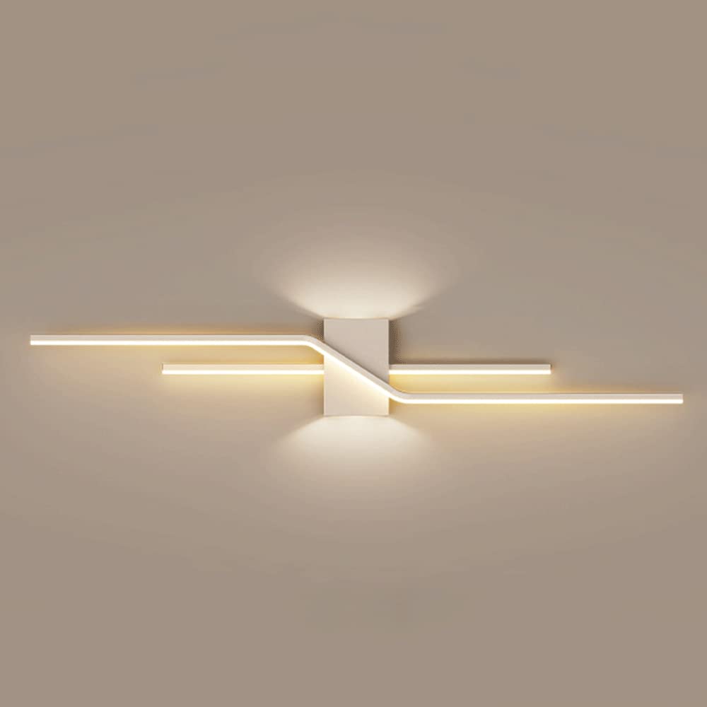 Aplique de pared lineal LED de aluminio para iluminar y decorar tu mesita de noche moderna