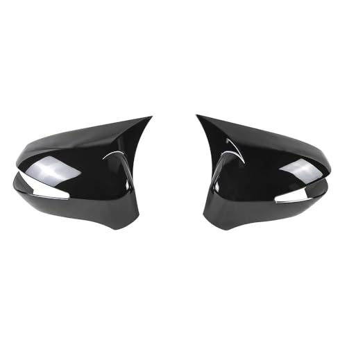 Garniture boîtier rétroviseur Civic 8 pour remplacer la coque d'origine de voiture noir brillant