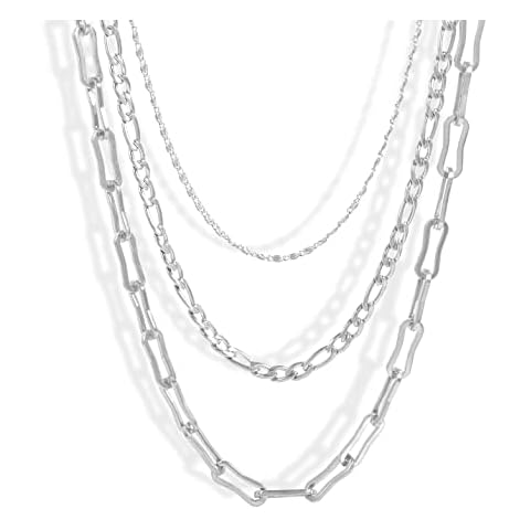 Elegance 11 Stainless Steel Layered Necklace Set Cover