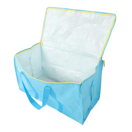 SOESFOUFU Horse Hay Feed Bag Large Storage Container Heavy Duty Hay Bag Pe Woven Weatherproof Portable Storage Tote