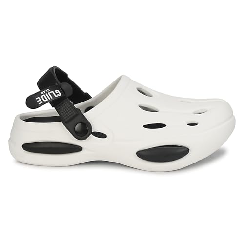 Image of Kraasa Glide Gear Men's Eva Casual Clogs for Everyday use | Sandals with Adjustable Back Strap | Lightweight, Comfortable | Stylish and Waterproof Mules