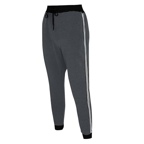 Men's Jogger Pants Midweight Sports Lounge Chino Sweatpant with Pockets, S-3XL