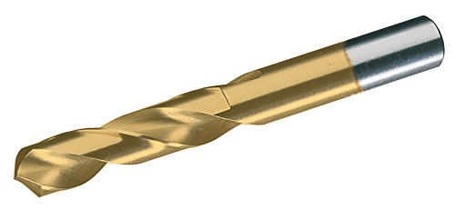 Chicago Latrobe 2157 Series High-Speed Steel Short Length Drill Bit, TiN Coated, Round Shank, 118 Degree Conventional Point, 5/16" Size, (Pack of 6)