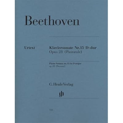 Piano Sonata no. 15 in D op. 28 - Piano - Revised edition - (HN 725): Instrumentation
