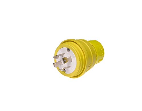 One-Day Sale: Up to 60% Off Woodhead 28W75 Watertite Wet Location Locking Blade Plug - Yellow Electrical Wiring Plug with 3 Wire/ 4 Pole, NEMA L15-30 Configuration, 30 A, 250 V - Waterproof Plug Product Deal Woodhead 28W75 Watertite Wet Location Locking Blade Plug - Yellow Electrical Wiring Plug with 3 Wire/ 4 Pole, NEMA L15-30 Configuration, 30 A, 250 V - Waterproof Plug