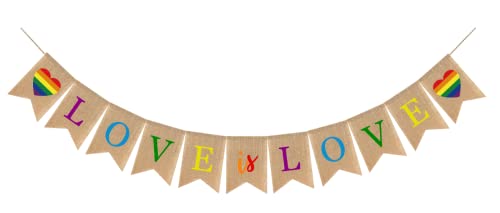 SWYOUN �����z Love Is Love �o�i�[ LGBT ���Y�r�A�� �C�x���g �p�[�e�B�[ �K�[�����h�p�i �v���C�h�f�C �}���g�� �g�F����