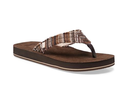 Image of Sanuk Mens Fraid Not Soft Top | Flip Flops for Men | Mens Sandals | Beach Sandals | Supportive & Lightweight | Comfort Footbed